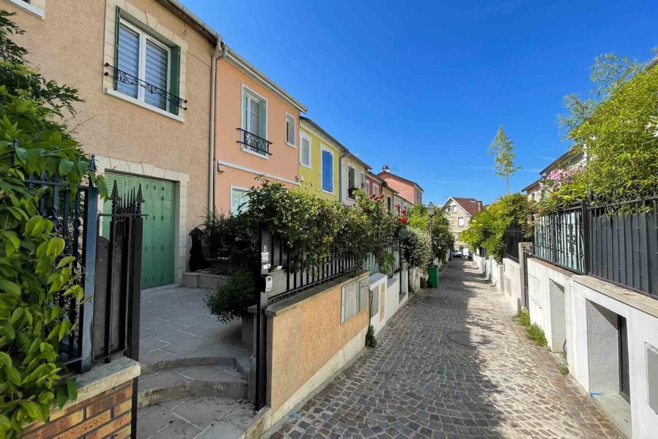 Charming Townhouse With Garden In The City Of Love ปารีส ภายนอก รูปภาพ