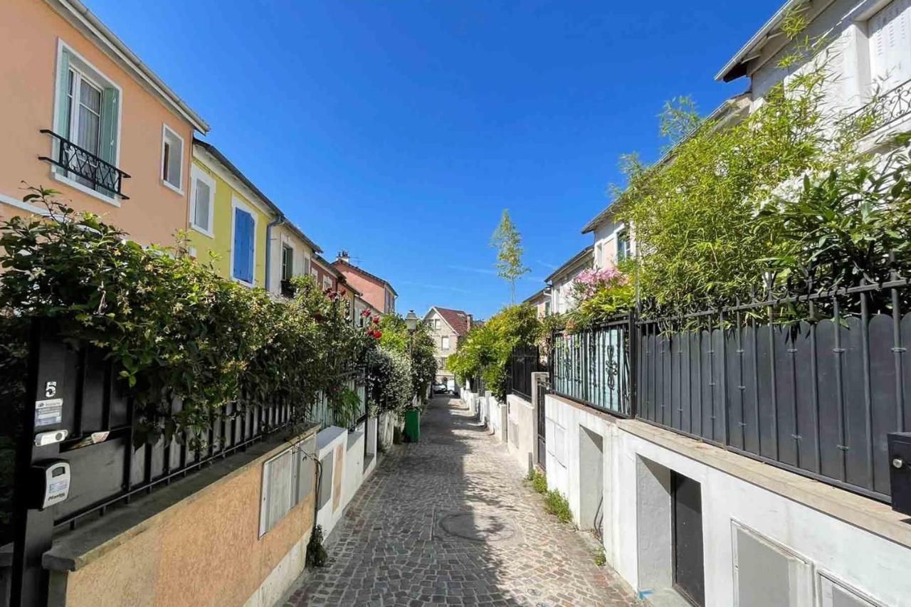 Charming Townhouse With Garden In The City Of Love ปารีส ภายนอก รูปภาพ